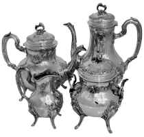 Nesme & Ollagnier: tea and coffee service/service � th� et caf� Nesme & Ollagnier: tea and coffee service/service � th� et caf�