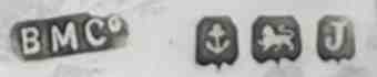 BM Co mark, Birmingham Medal Co, Birmingham 1938 BM Co mark, Birmingham Medal Co, Birmingham 1938
