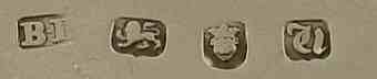 B.D mark, Burrage Davenport, London 1775