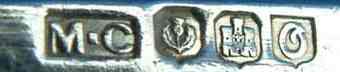 M.C into a rectangle mark, Mabel Cambage, Edinburgh 1944 M.C into a rectangle mark, Mabel Cambage, Edinburgh 1944