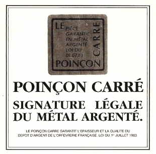 French silverplate mark: POIN�ON CARR�