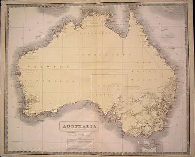 1841 map of Australia Colony 1841 map of Australia Colony