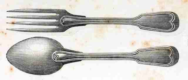 'Filet' (or 'Chinon') model of Christofle cutlery 'Filet' (or 'Chinon') model of Christofle cutlery