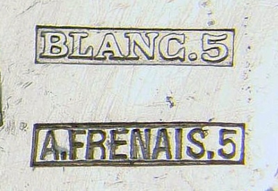 late mark for flat/hollow ware pieces made from m�tal blanc after c.1902