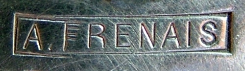 Mark for the items made of polished pure m�tal extra-blanc (low-quality nickel silver) during 1890-1913