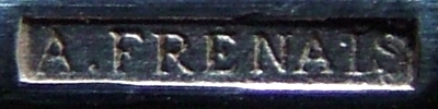 Marks for silver-plated ladles manufactured using m�tal blanc (brass) as a base metal for silvering