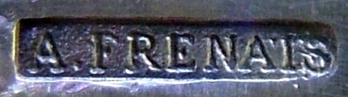 Mark for large/special pieces of cutlery manufactured using m�tal blanc (brass) as a base metal for silvering: early period (before c.1890)