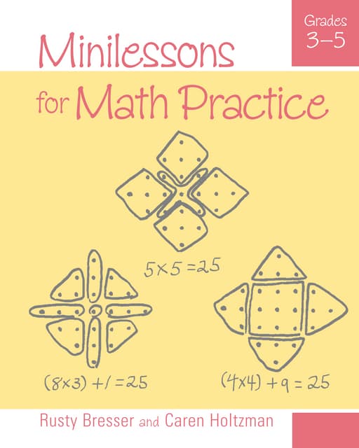 Minilessons for math_practice_g3-5