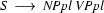 S\ \longrightarrow\ \textit{NPpl}\ \textit{VPpl}