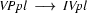 \textit{VPpl}\ \longrightarrow\ \textit{IVpl}