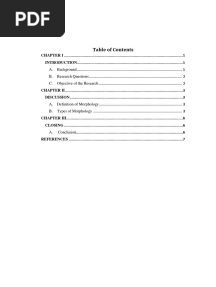 Makalah Morphology 