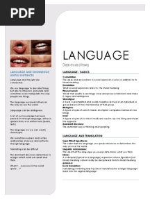 Language Glossary Eal