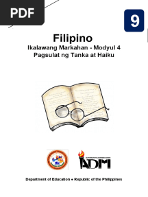 Filipino: Ikalawang Markahan - Modyul 4 Pagsulat NG Tanka at Haiku