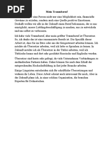 Mein Traumberuf