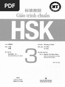 GIÁO TRÌNH CHUẨN HSK3 PDF