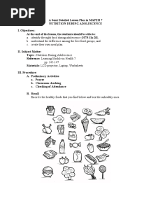 Semi Detailed Lesson Plan in MAPEH 7