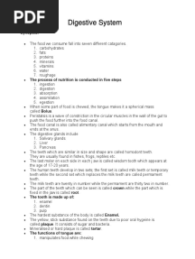 Selina Concise Biology Solutions Class 6 Chapter 4 Digestive System
