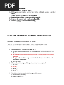 Food Exam
