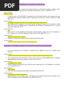 LAW ON BUSINESS TRANSACTIONS (Obligation To Sales)