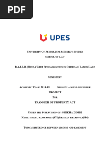 Difference Between License and Easement