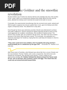 Dr. Brooke Goldner and The Smoothie Revolution