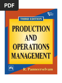R. Panneerselvam - Production and Operations Management-PHI Learning Private Limited (2012)