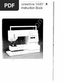 Pfaff Creative 1467A Sewing Machine Instruction Manual