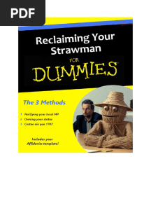 Reclaiming Your Strawman Book