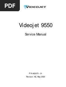 Videojet 9550 Service Manual