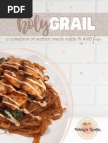 Holy Grail Cookbook