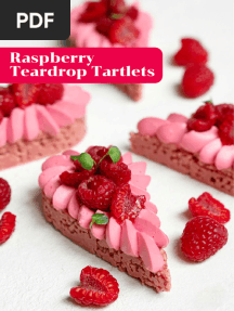 Raspberry Teardrop Tartlets
