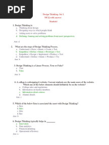 Idt Questionbank Module 1 and 2
