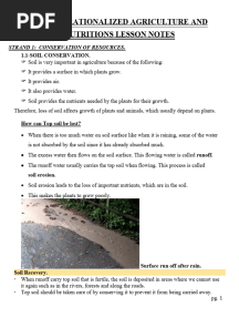 Grade 5 Agriculture & Nutrition Notes