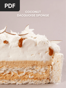 Coconut Dacquoise Sponge