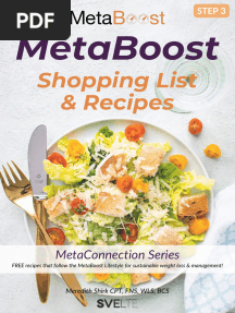 Metaboost Shopping List Recipes