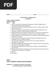 2ND Term JS 3 Home Economics e Notes For JSS 3 Second Term Doc-20200221-Wa0001