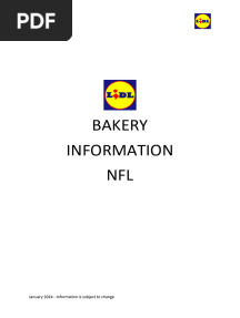Lidl Bakery Ingredients