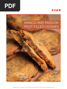 Mango and Passion Fruit Filled Cookies