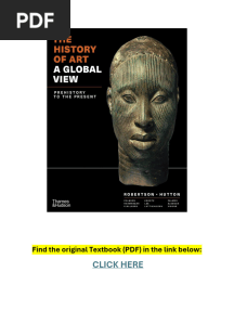 The History of Art A Global View Prehistory To The Present Textbook