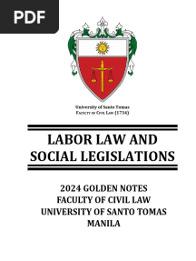5 2024 Golden Notes Labor Law and Social Legislations