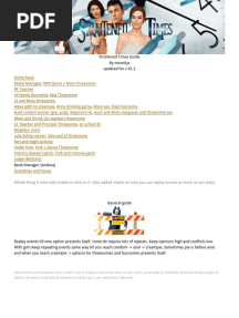 Straitened Times Guide