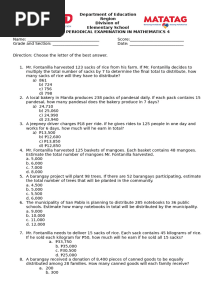 PT - G4 Matatag Mathematics 4 - Q2