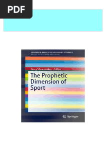 Full Download The Prophetic Dimension of Sport Terry Shoemaker PDF
