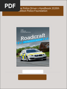 Roadcraft The Police Driver s Handbook 2020th Edition Police Foundation All Chapters Instant Download