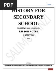 2. PANZI NOTES, 2024- HIST F2