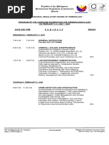 FEB 2025 CRIMINOLOGISTS