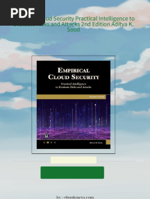 Instant Access to Empirical Cloud Security Practical Intelligence to Evaluate Risks and Attacks 2nd Edition Aditya K. Sood ebook Full Chapters