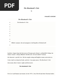 The Handmaid's Tale Pdf