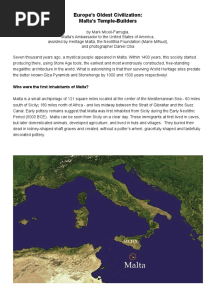 Europes Oldest Civilization MALTA