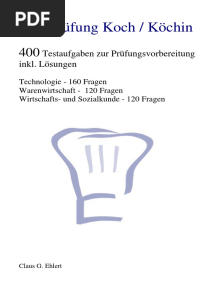Top-Prüfung Koch / Köchin
